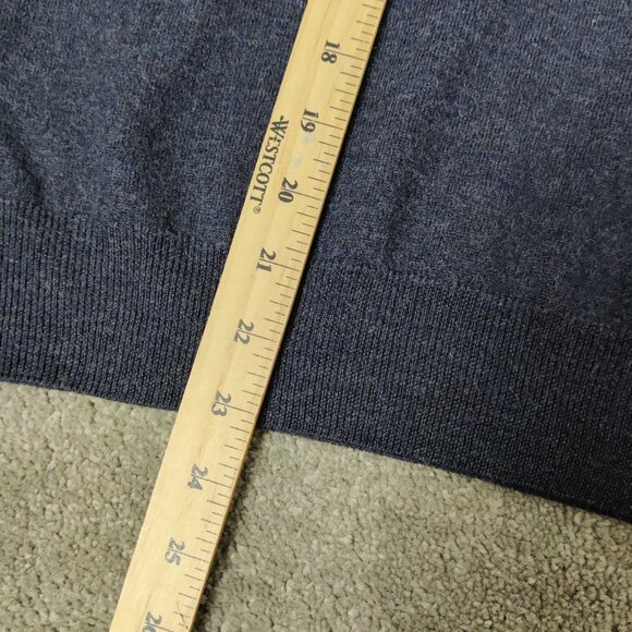 Unbranded Men's 100% Wool V-neck Sweater Old Money Quiet Luxury - Picture 7 of 7